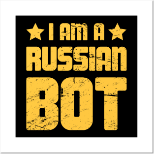 Funny Russian Bot / Internet Troll Posters and Art